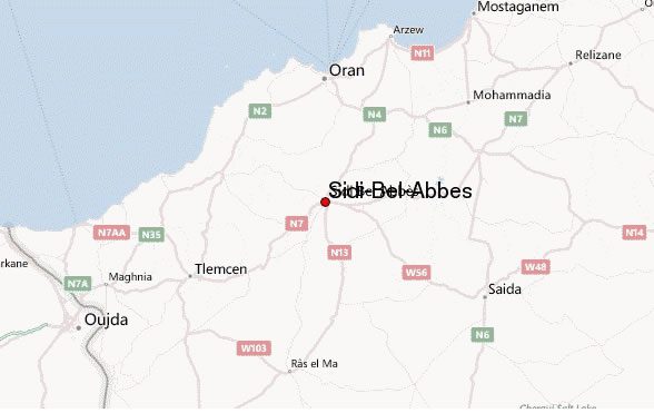 sidi bel abbes city map